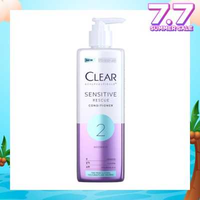 CLEAR Scalpceuticals 2 Hydrate Sensitive Rescue Conditioner (Silicone, Colorants & Parabens Free) 300ml