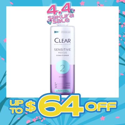 CLEAR - Scalpceuticals 2 Hydrate Sensitive Rescue Conditioner (Silicone, Colorants & Parabens Free) 300ml