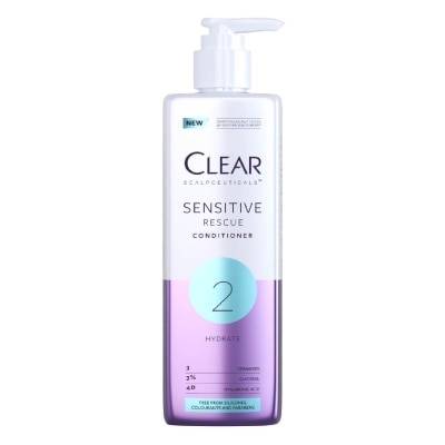 CLEAR Scalpceuticals 2 Hydrate Sensitive Rescue Conditioner (Silicone, Colorants & Parabens Free) 300ml