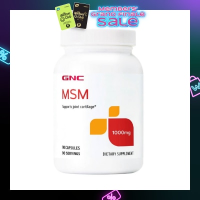 GNC MSM 1000mg Capsule 90s (Expiry: Sep`2026)