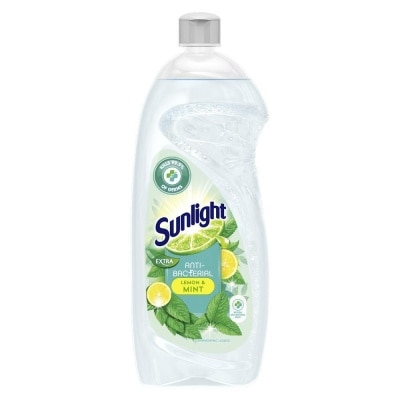 SUNLIGHT Extra Anti-Bacterial Dishwashing Liquid Lemon & Mint 800ml