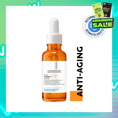 LA ROCHE-POSAY Pure Vitamin C12 Anti-Wrinkle Concentrate Serum 30ml