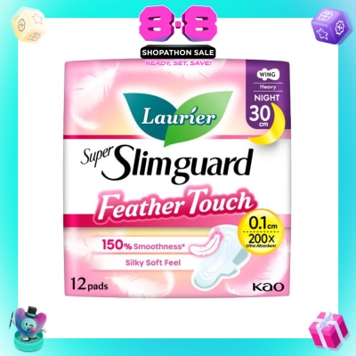 LAURIER - Super Slimguard Night Feather Touch Wing Heavy Sanitary Pad 30cm 12s