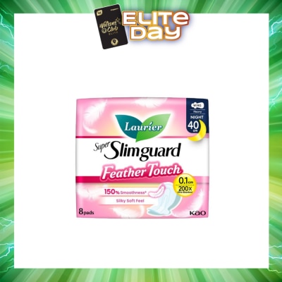 LAURIER - Super Slimguard Night Feather Touch Wing Heavy Sanitary Pad 40cm 8s