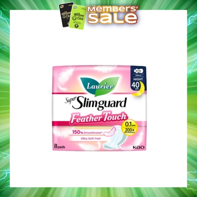 LAURIER - Super Slimguard Night Feather Touch Wing Heavy Sanitary Pad 40cm 8s