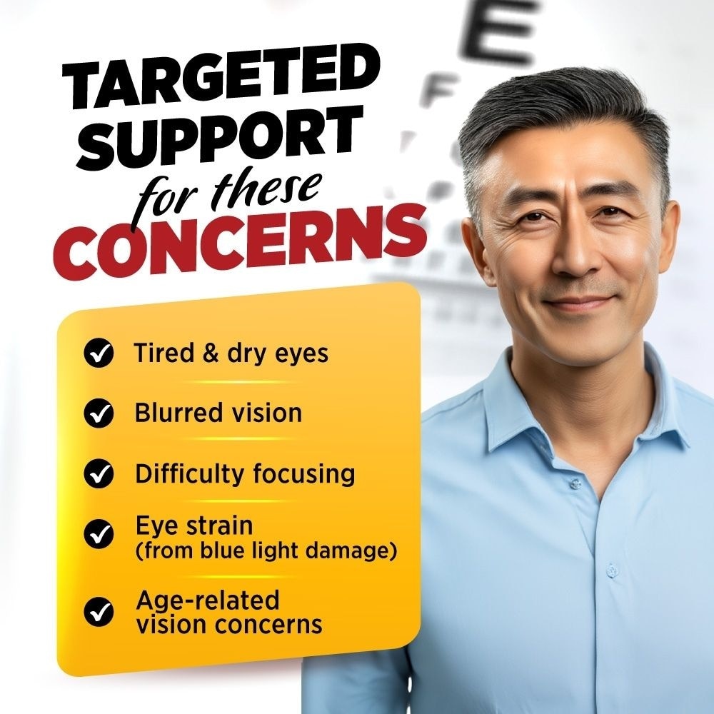Ultimate VisionREGAIN Eye Health Supplement with Lutein, Zeaxanthin & Saffron Softgel 60s