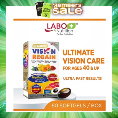 LABO NUTRITION - Ultimate VisionREGAIN Dietary Supplement Softgel 60s