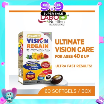 LABO NUTRITION - Ultimate VisionREGAIN Eye Health Supplement with Lutein, Zeaxanthin & Saffron Softgel 60s image