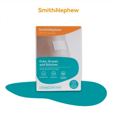 SMITH & NEPHEW - Opsite Post-Op Dressing 12cm x 10cm 3s