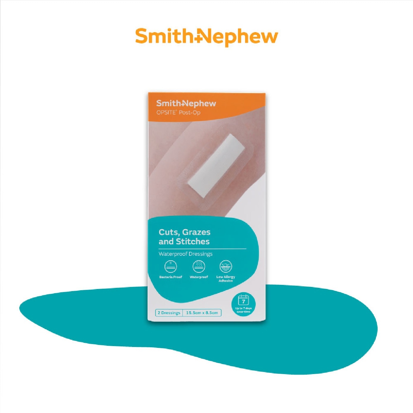Opsite Post-Op Dressing 15.5cm x 8.5cm 2s