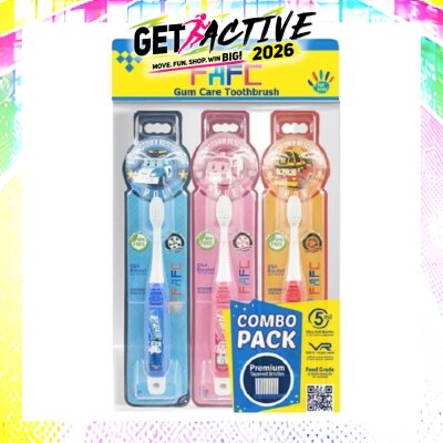 FAFC - Robocar Poli Hook Kids Toothbrush Combo Assorted Design 3s image