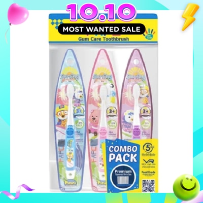 FAFC Pororo Hook Kids Toothbrush Combo Assorted Design 3s image