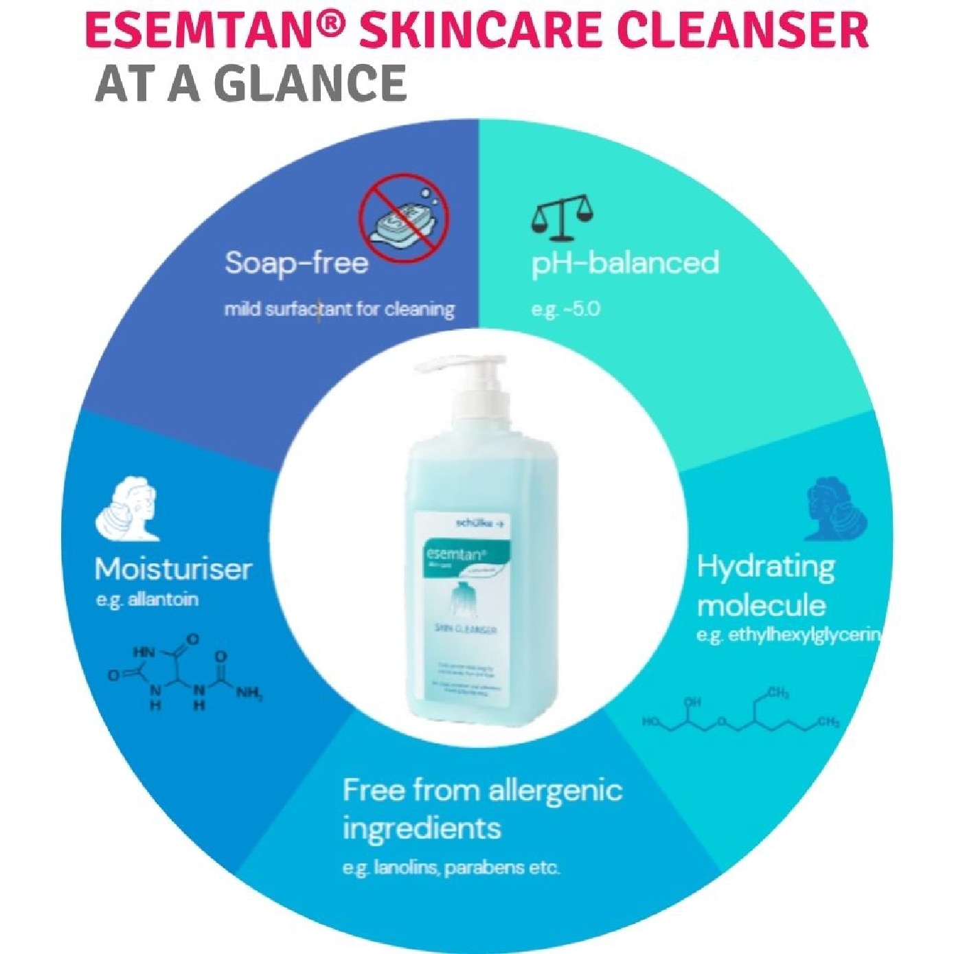 Daily Gentle Skin Cleanser Packset consists of 1L x 2s with Free 100ml x 2s image