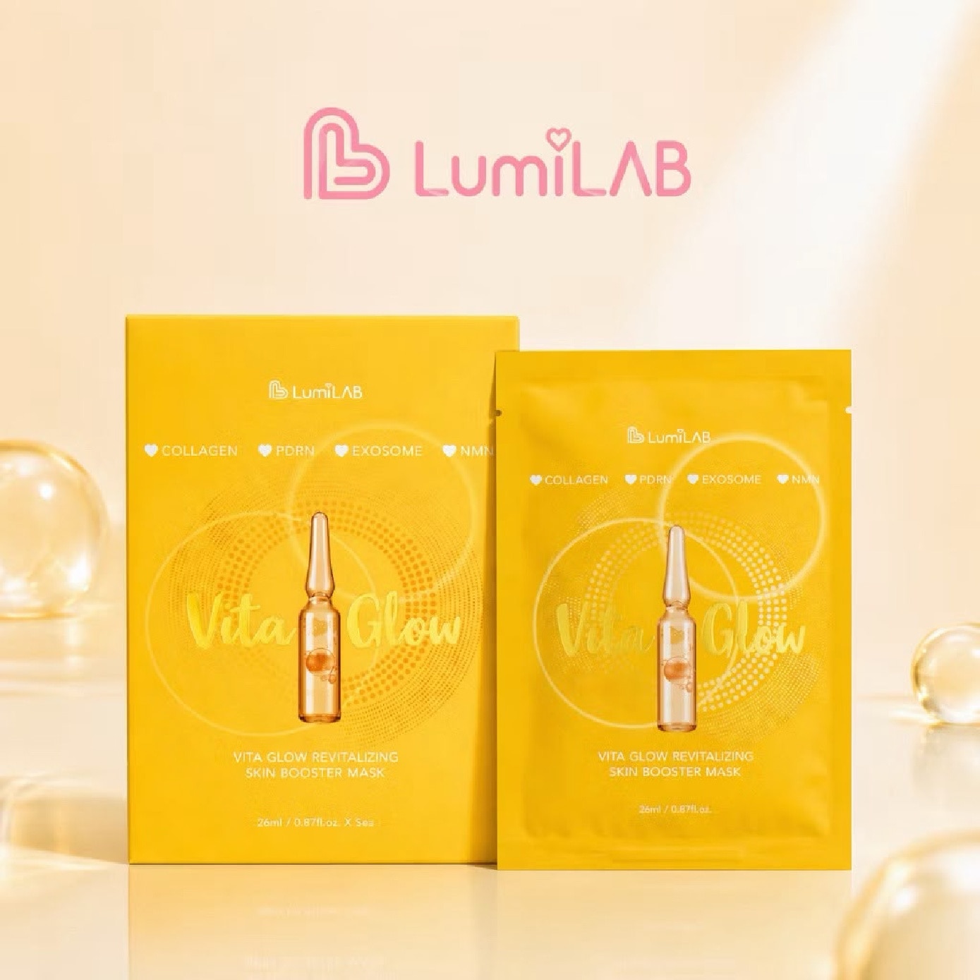 Vita Glow Revitalizing Skin Booster Mask 26ml x 5s image