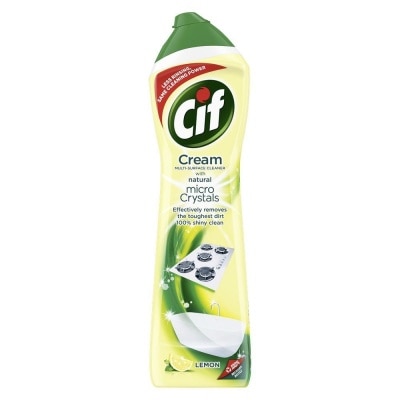 CIF Cream Multi-Surface Lemon Cleaner With Natural Micro Crystals 660g