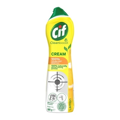 CIF - Cream Multi-Surface Lemon Cleaner With Natural Micro Crystals 660g