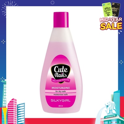 SILKYGIRL Cute Nails Polish Remover Moisturizing 200ml