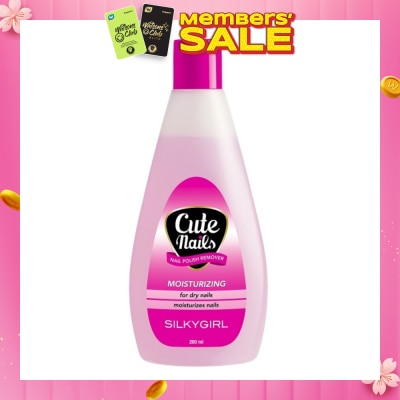 SILKYGIRL [CNY] Cute Nails Polish Remover Moisturizing 200ml