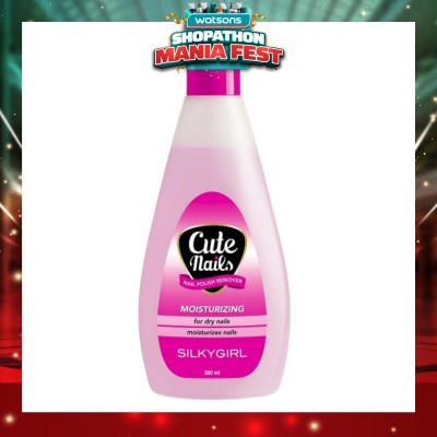 SILKYGIRL - Cute Nails Polish Remover Moisturizing 200ml&nbsp;(Expiry: May`2027)