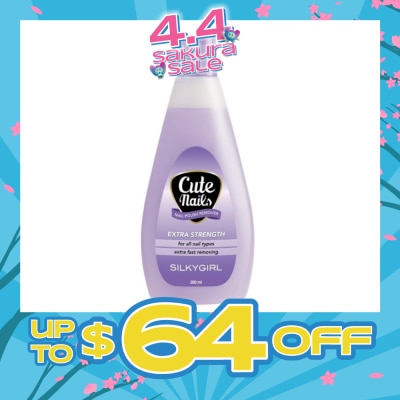 SILKYGIRL - Cute Nails Polish Remover Extra Strength 200ml