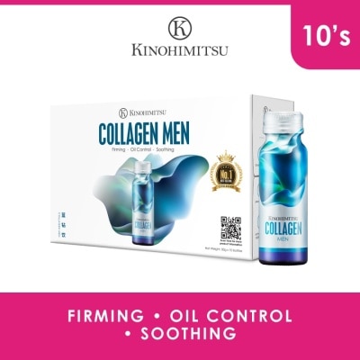 KINOHIMITSU Collagen Men (Firming, Oil Control & Soothing) 50g x 10s