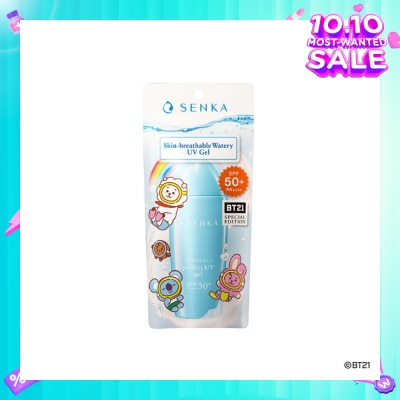 SENKA Perfect UV Gel BT21 Special Edition Skin-Breathable Watery SPF50+ PA++++ 80ml