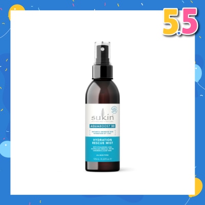 SUKIN Aquaboost 3D Hydration Rescue Mist (For All Skin Types) 125ml