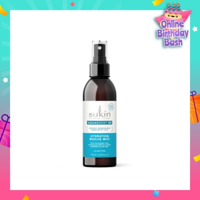 SUKIN Aquaboost 3D Hydration Rescue Mist (For All Skin Types) 125ml