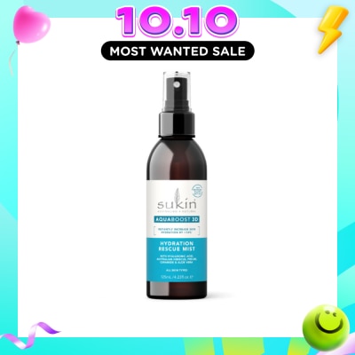 SUKIN Aquaboost 3D Hydration Rescue Mist (For All Skin Types) 125ml image