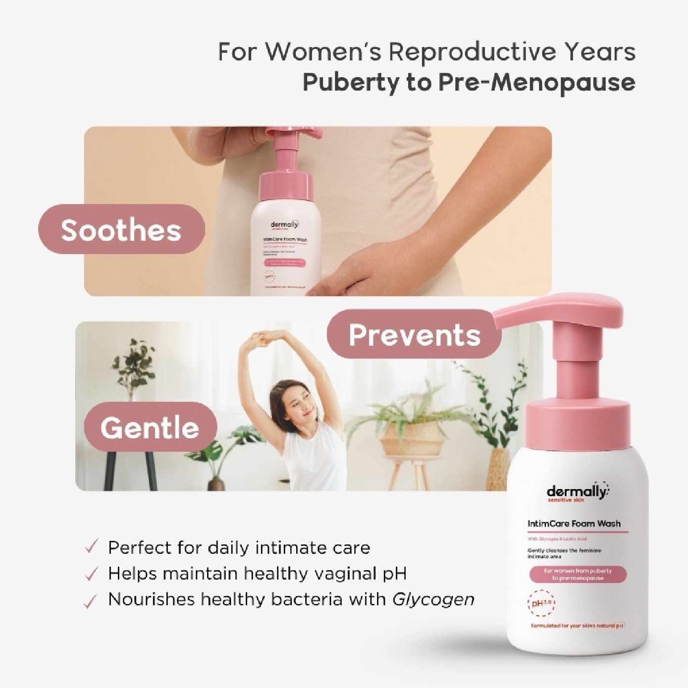 Sensitive Skin IntimCare Foam Wash 200ml