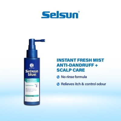 SELSUN Blue Advanced Oil Control Anti Dandruff and Scalp Care Instant Fresh Mist 90ml image