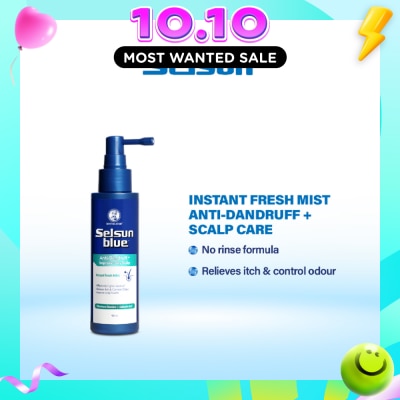SELSUN Blue Advanced Oil Control Anti Dandruff and Scalp Care Instant Fresh Mist 90ml image