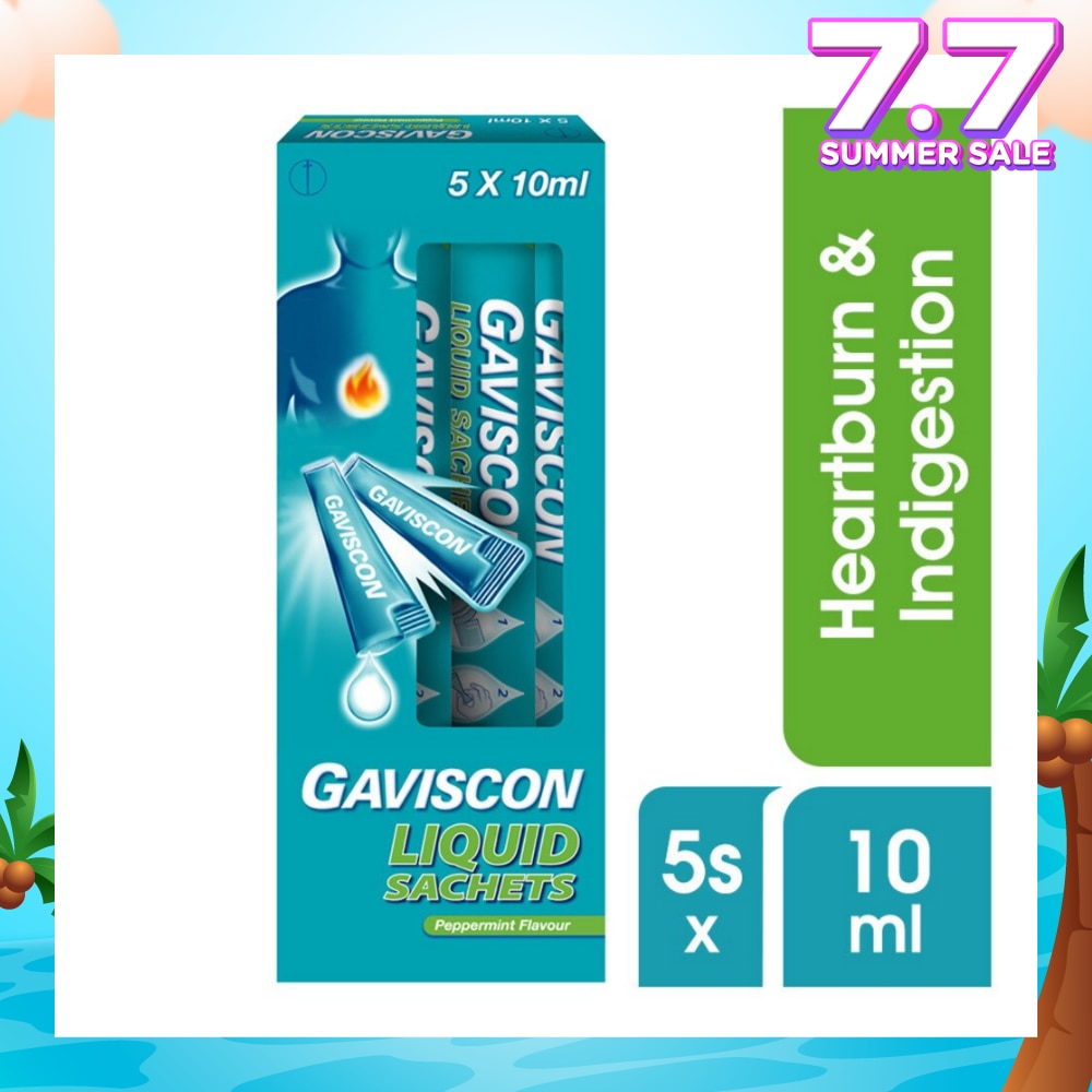 Liquid Sachet Peppermint 10ml x 5s (Expiry: Feb`2026)