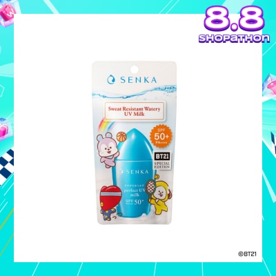 SENKA Perfect UV Milk BT21 Special Edition Sweat Resistant Watery SPF50+ PA++++ 40ml