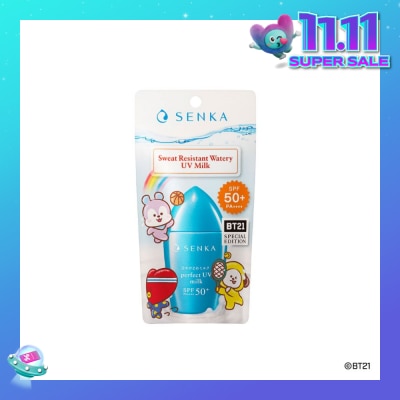 SENKA Perfect UV Milk BT21 Special Edition Sweat Resistant Watery SPF50+ PA++++ 40ml