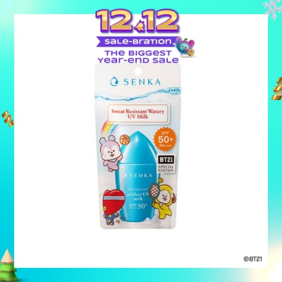 SENKA Perfect UV Milk BT21 Special Edition Sweat Resistant Watery SPF50+ PA++++ 40ml