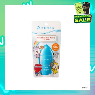 SENKA Perfect UV Milk BT21 Special Edition Sweat Resistant Watery SPF50+ PA++++ 40ml