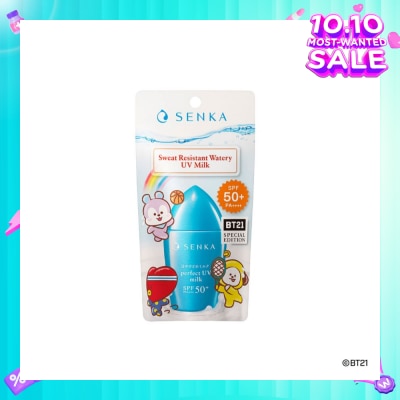 SENKA Perfect UV Milk BT21 Special Edition Sweat Resistant Watery SPF50+ PA++++ 40ml