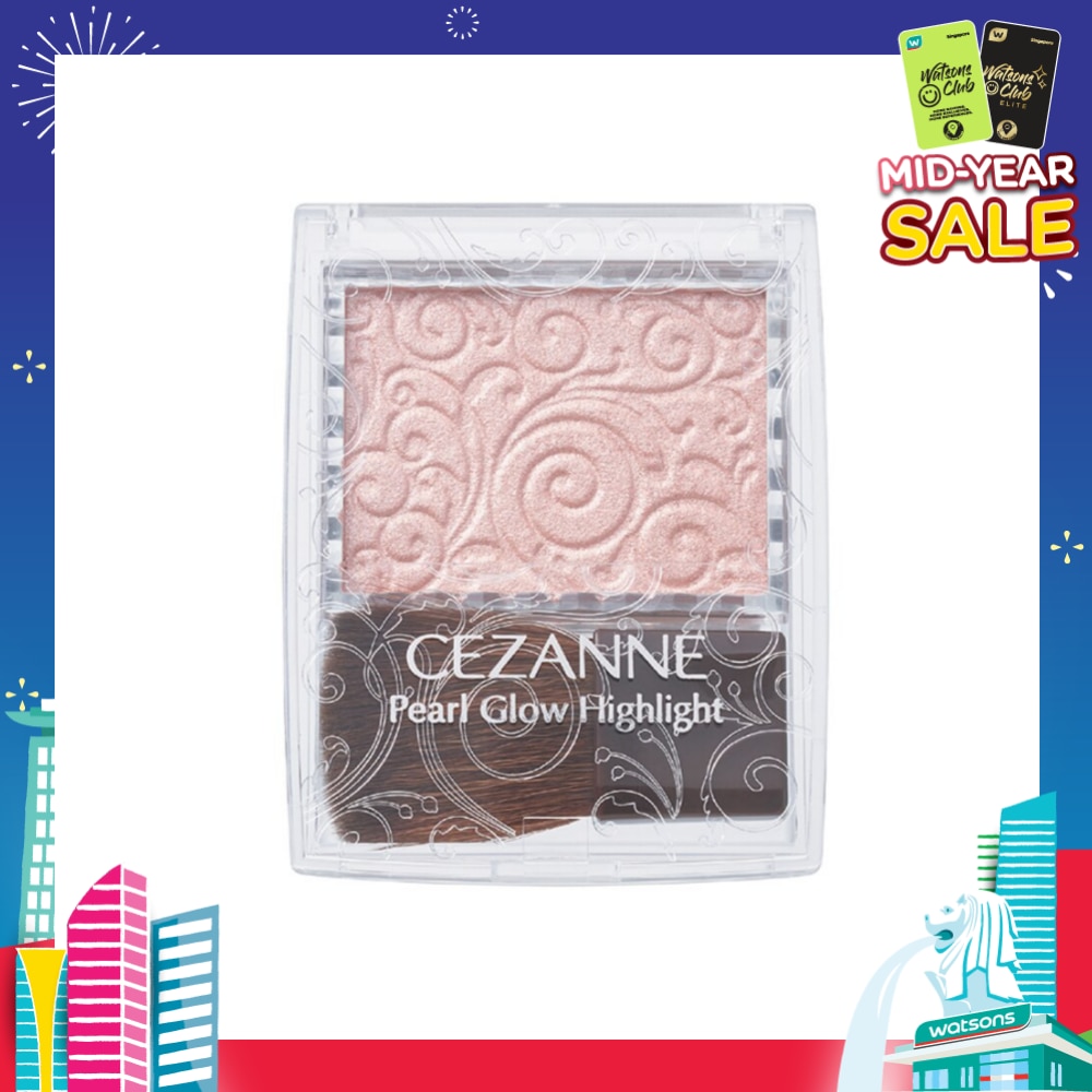 CEZANNE Pearl Glow Highlight 02 Rose Beige 1s