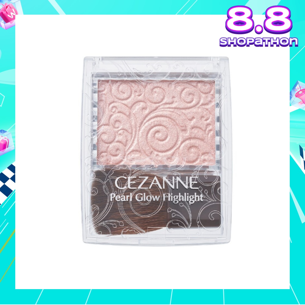 CEZANNE Pearl Glow Highlight 02 Rose Beige 1s