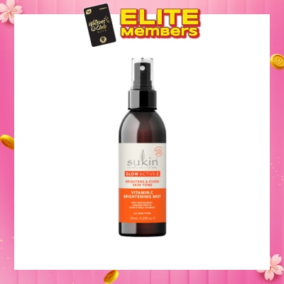 SUKIN Glow Active-C Vitamin C Brightening Mist (To Brightens & Evens Skin Tone) 125ml