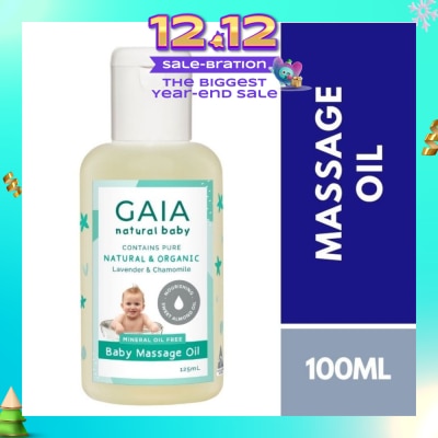 GAIA Baby Massage Oil 125ml (Expiry: Mar`2026)