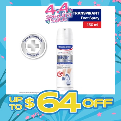 HANSAPLAST - Silver Active Foot Spray 150ml