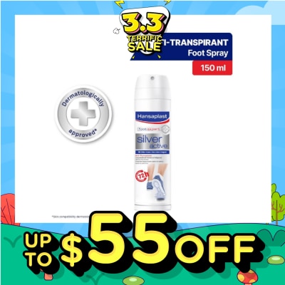 HANSAPLAST Silver Active Foot Spray 150ml