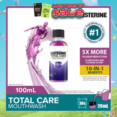 LISTERINE - Total Care Mouthwash With 10-in-1 Benefits 100ml