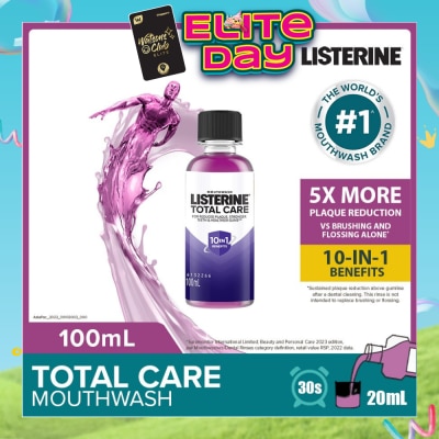 LISTERINE - Total Care Mouthwash With 10-in-1 Benefits 100ml