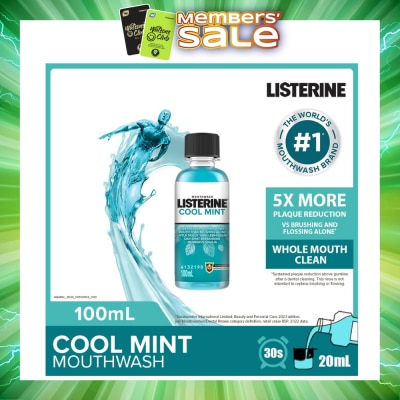 LISTERINE - Listerine Mouthwash Cool Mint With 4 Essential Oils 100ml