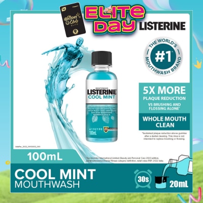 LISTERINE - Listerine Mouthwash Cool Mint With 4 Essential Oils 100ml