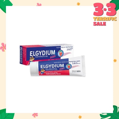 ELGYDIUM Elgydium Kids Fresh Strawberry Toothpaste 50ml (For 2 - 6 years old)