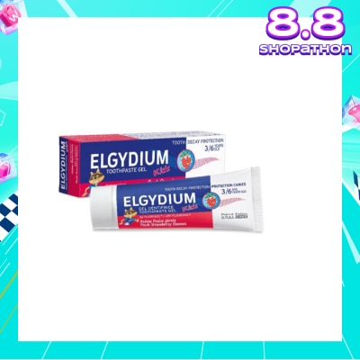ELGYDIUM Kids Fresh Toothpaste Strawberry 50ml (Expiry: Nov`2025)